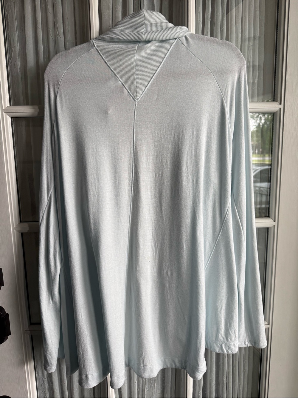 Athleta Women's Large Blue Cardigan Yoga Cozy - Picture 3 of 3